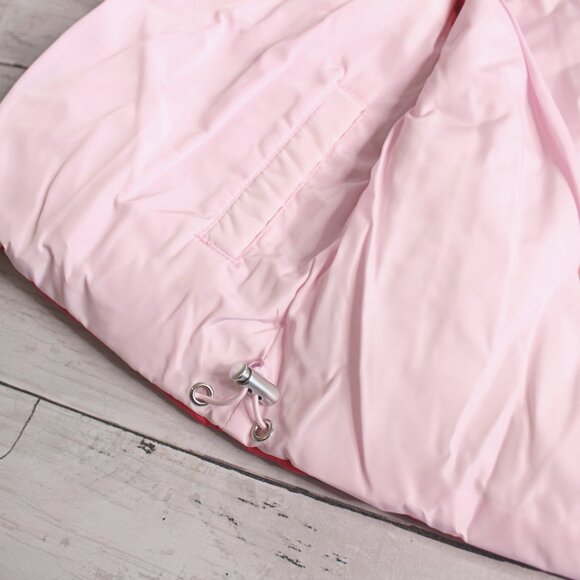 Birch & Stone Girl's Sleeveless Puffer Jacket Vest Size 12 Pink Reversible - Picture 5 of 6